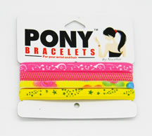 Pony Bracelet Yellow /Pinks